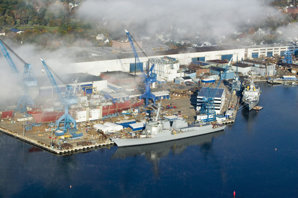 Bath Iron Works Strike Grinds On & COVID Hits The Picket Line