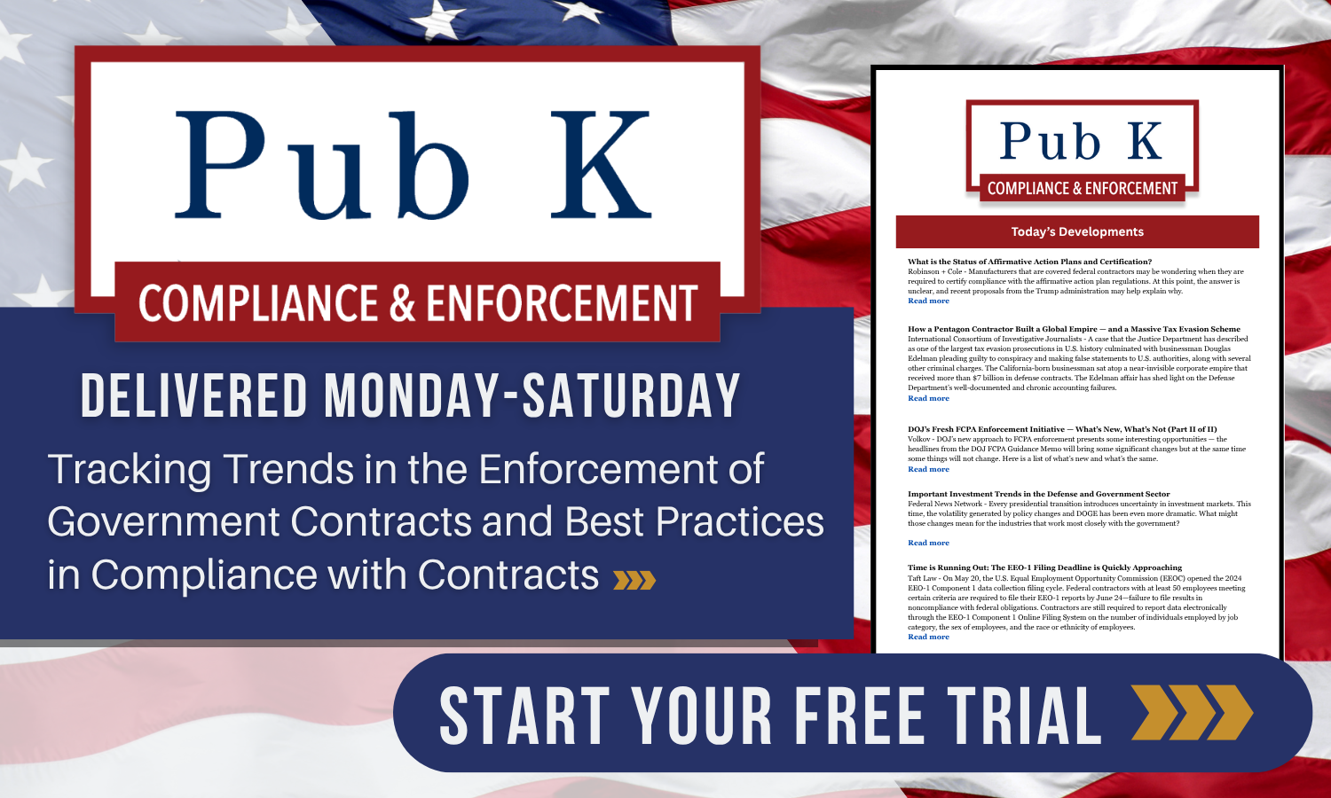 Compliance & Enforcement Newsletter