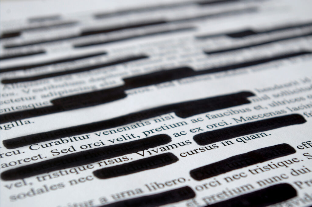 Agency’s Over-Zealous Redactions to the Record Result in Sustained Protest